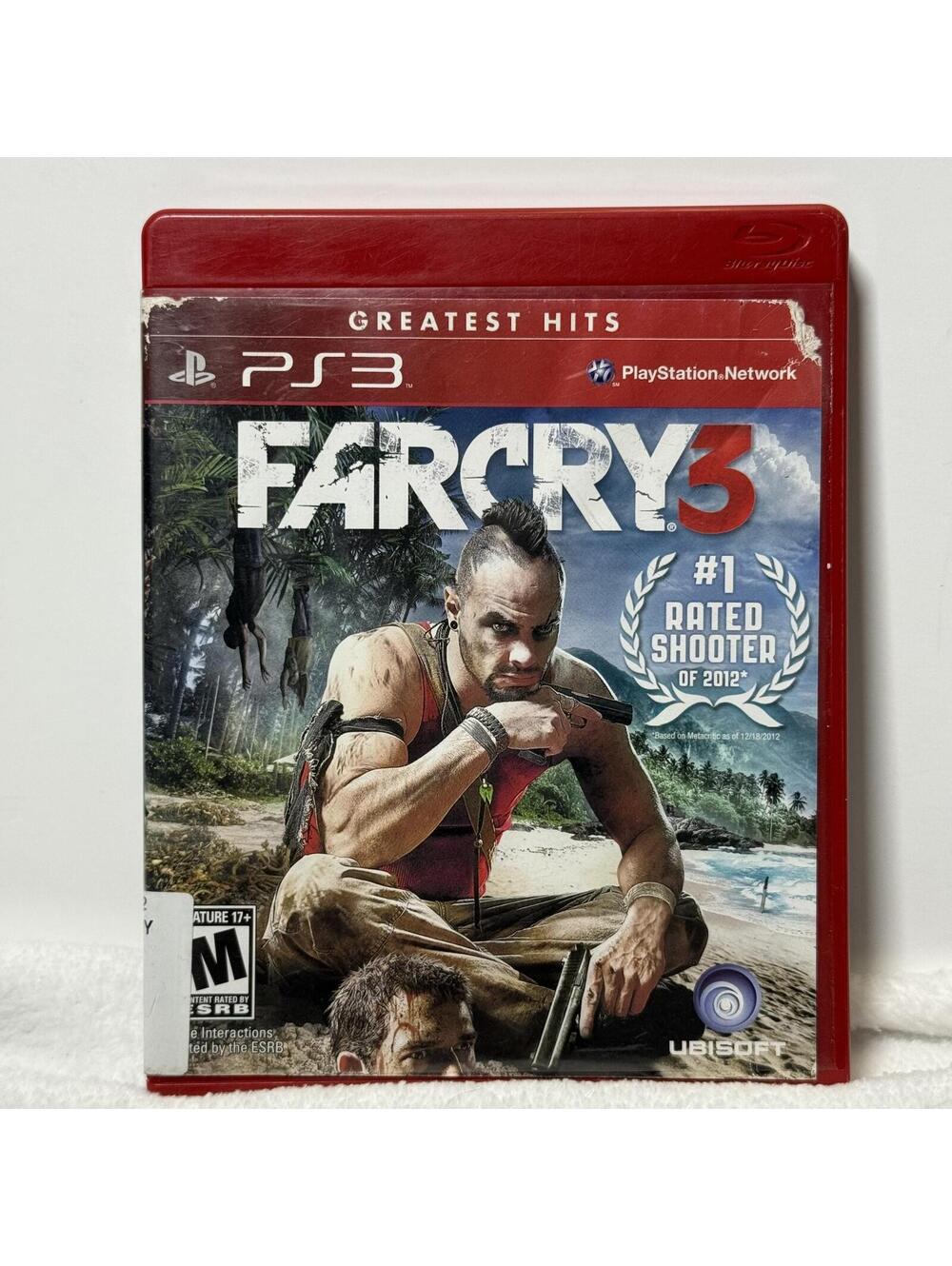 Far Cry 3 Greatest Hits PS3 PlayStation 3 Ubisoft Game Disc Case
